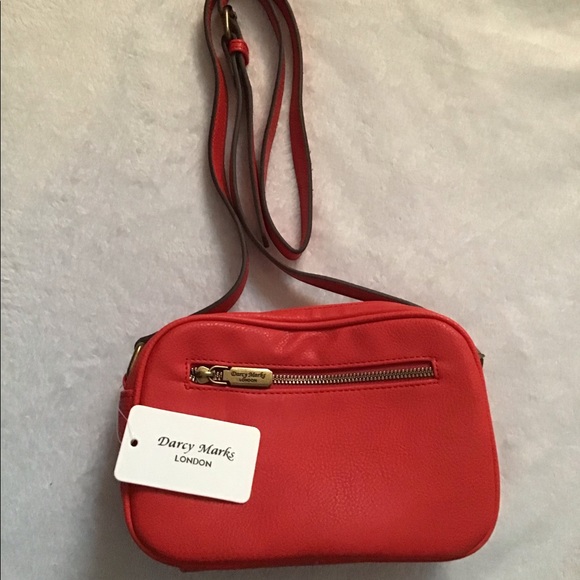 Darcy Marks London hand bag color red - Picture 2 of 4
